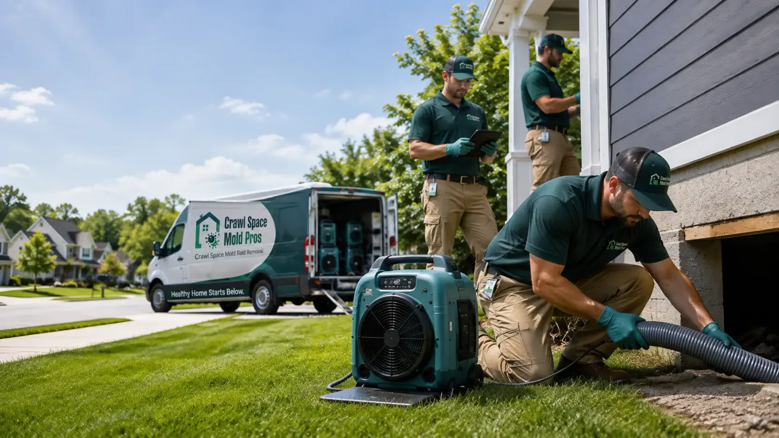 Crawl Space Mold Removal in Berlin, OH